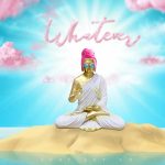 3D render of a tropical island with palm trees